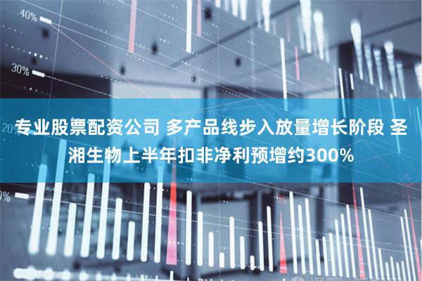 专业股票配资公司 多产品线步入放量增长阶段 圣湘生物上半年扣非净利预增约300%