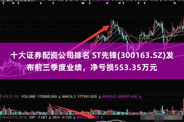 十大证券配资公司排名 ST先锋(300163.SZ)发布前三季度业绩，净亏损553.35万元